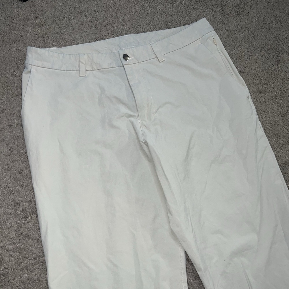 Lululemon ABC Classic Fit Trouser Technical Chino Size 34x33 Grey Vapor LM5AX8S